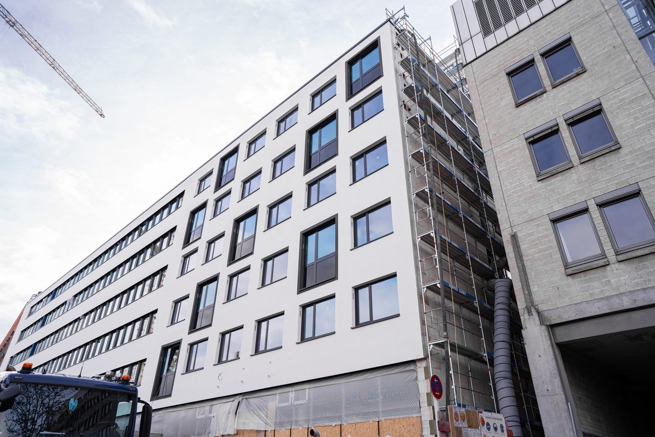 Hotelfassade in Stuttgart